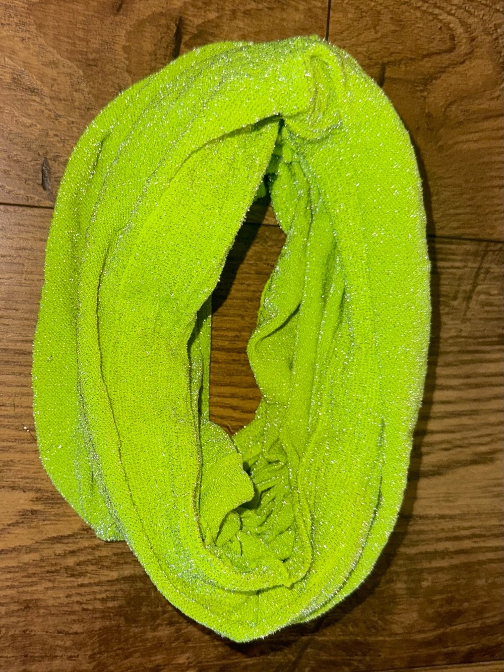 Sparkle Neon Lime Infinity Scarf - Women Accessories